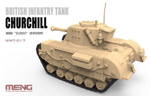 Modèle Meng WWT-017 World War Toons Churchill Char d&amp;#39;infanterie britannique – image 3