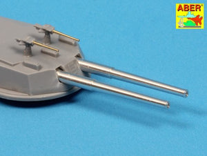 Ensemble de canons Aber 350L-65 pour cuirassé HMS Dreadnought : 12&amp;#39;&amp;#39; Mk.X BLx 10 pièces, 12 cwt QF Mk I x 26 pièces (1/350) – immagine 3