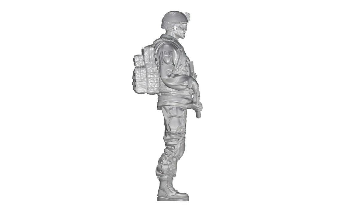 Commandant CMK F48333 (debout), escouade d&amp;#39;infanterie de l&amp;#39;armée américaine, 2e division, 1/48 – Bild 3