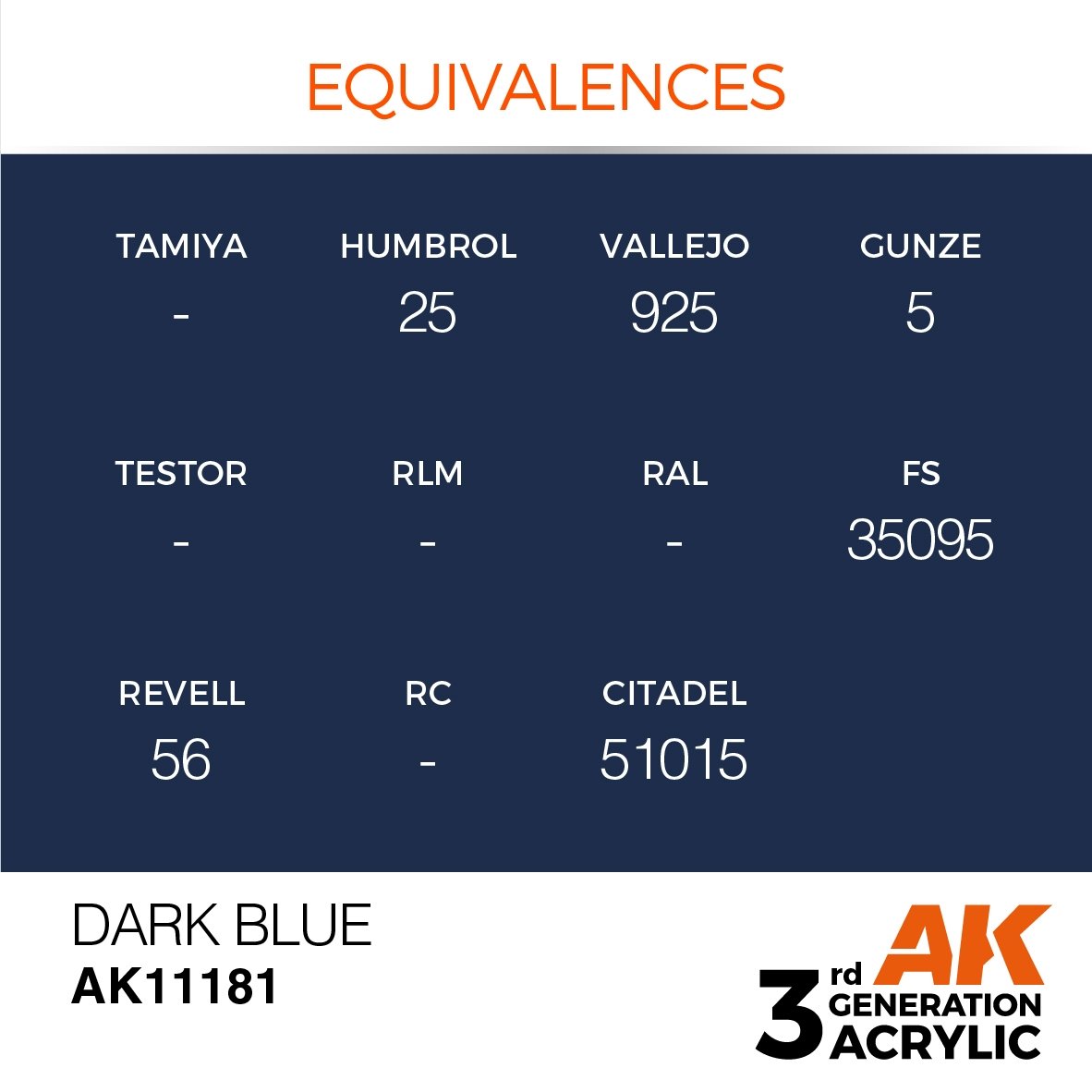 AK Interactive AK11181 BLEU FONCÉ – STANDARD 17 ml – image 3