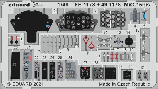 Eduard BIG49291 MiG-15bis BRONCO/HOBBY 2000 1/48 – image 4