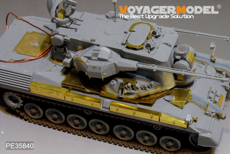 Maquette Voyager PE35840 Gepard A1 SPAAG allemand moderne de base pour TAKOM 2044 au 1/35 – immagine 7