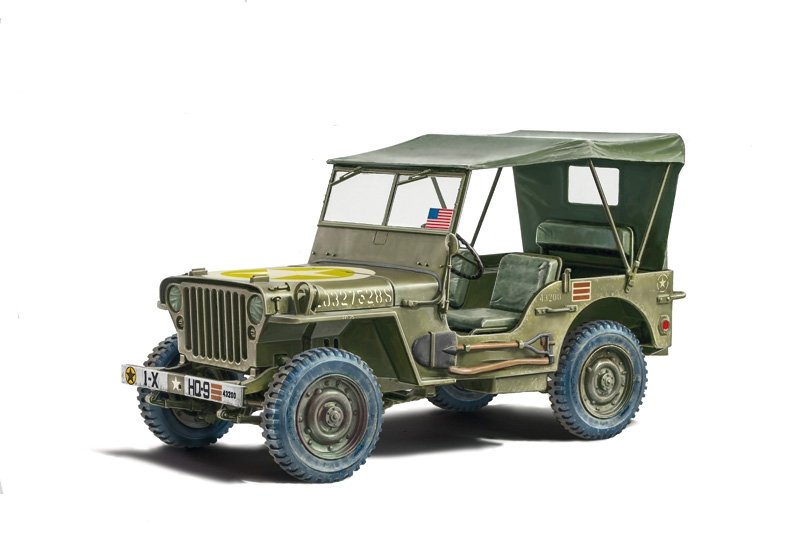 Italeri 3635 Willys Jeep MB 80e anniversaire 1941-2021 1/24