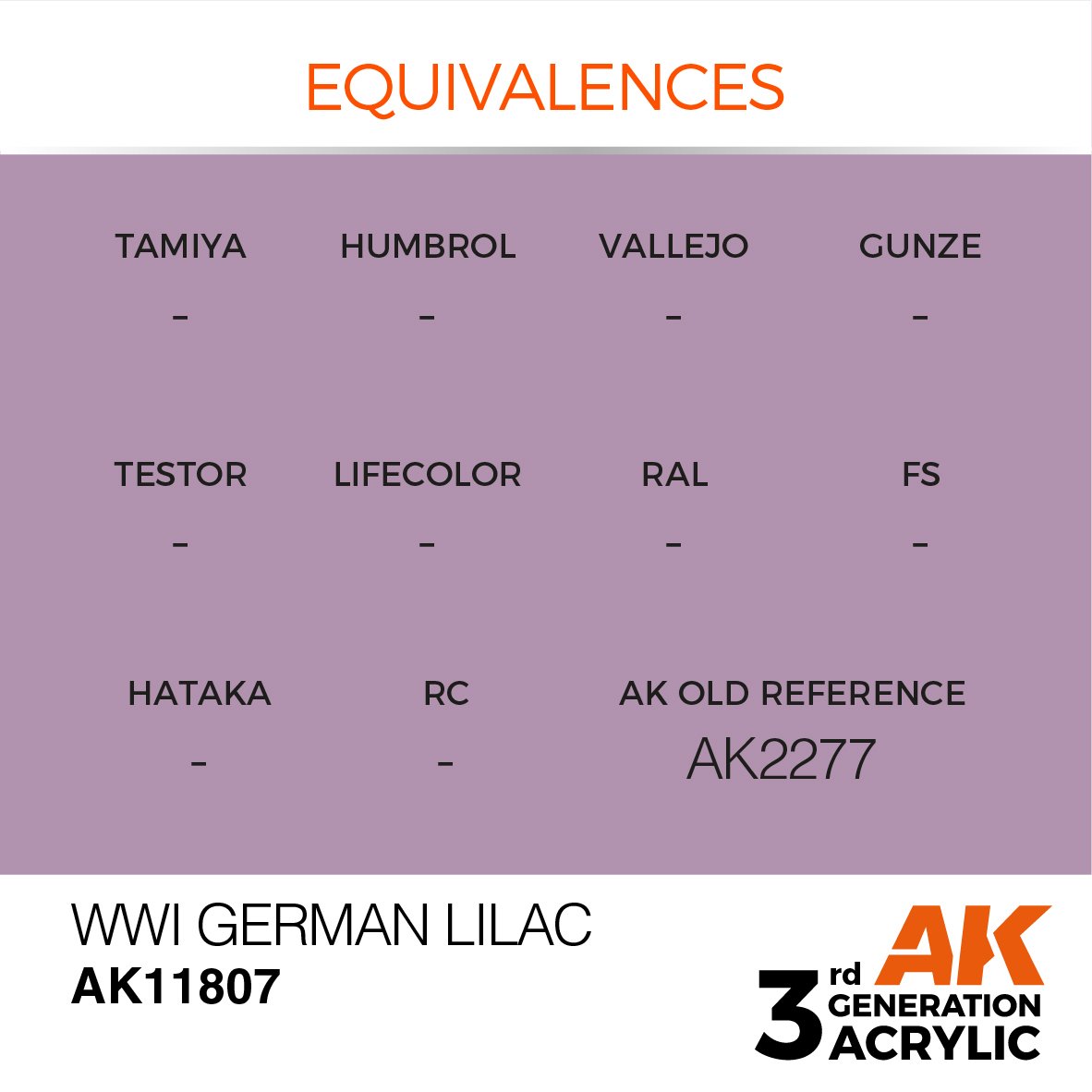 AK Interactive AK11807 WWI ALLEMAND LILAS – AIR 17ml – immagine 3