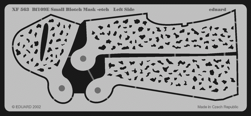 Eduard XF563 Bf 109E Petite tache, masque de photodécoupe 1/48 – image 2