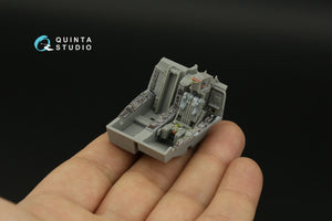 Intérieur imprimé en 3D et coloré sur papier décalcomanie Quinta Studio QD48394 A-6E TRAM (Kinetic) 1/48  – image 12