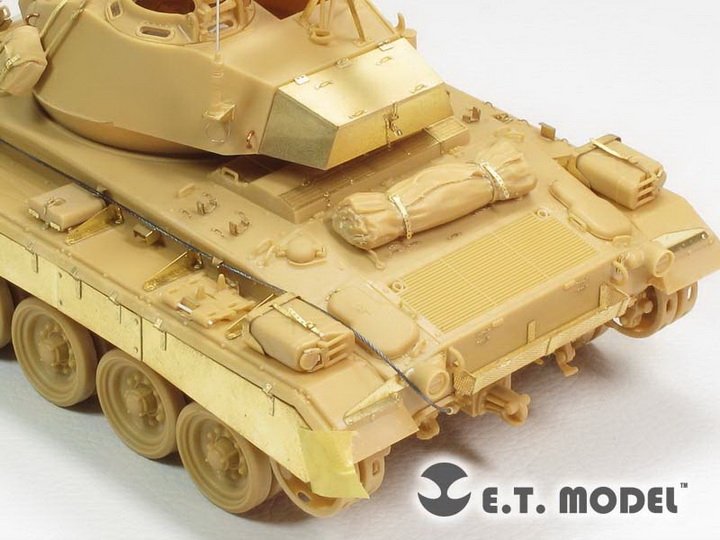 Maquette ET E35-136 Char léger américain M-24 Chaffee (Première production) pour Bronco 35069 au 1/35 – immagine 8