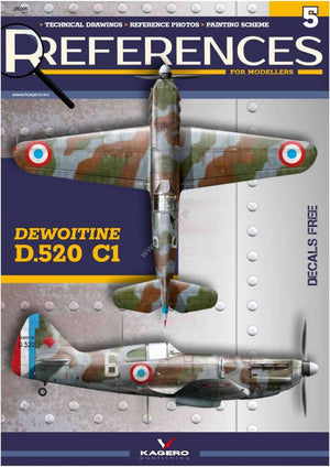 Kagero 25005 Dewoitine D.520 C1 - Références pour les modélistes