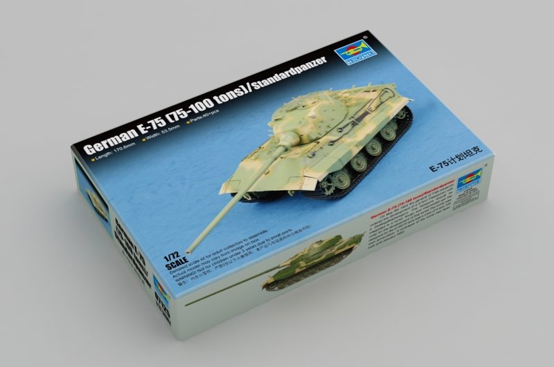 Trumpeter 07125 E-75 allemand (75-100 tonnes)/Standardpanzer 1/72 – immagine 2