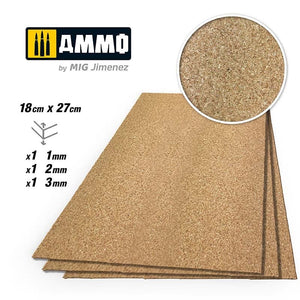 Munitions Mig Jimenez 8838 Create Cork Fine Grain MIX 1/2/3 mm