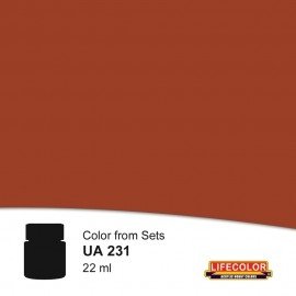 Lifecolor UA231 Rouge oxyde allemand RAL 3009 22 ml