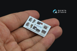 Intérieur imprimé en 3D et coloré sur papier décalcomanie Quinta Studio QD48288 F-35A (Tamiya) 1/48 – Bild 6