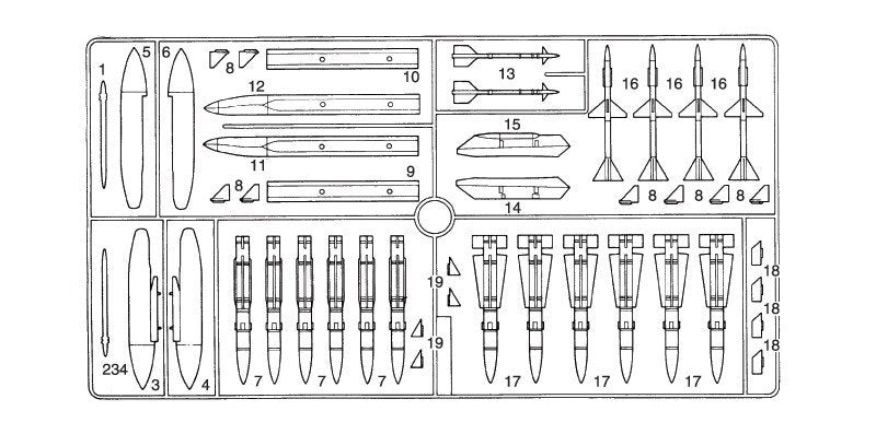 Maquette Academy 12206 F-14A Bombcat (1/48) – imagen 16