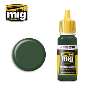 Munitions Mig Jimenez 0238 FS 34092 Vert moyen 17 ml