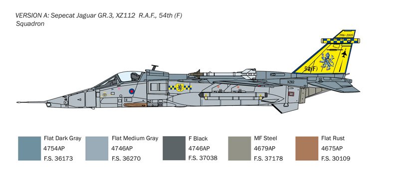 Italeri 1459 Jaguar GR.1/GR.3 RAF 1/72 – image 4