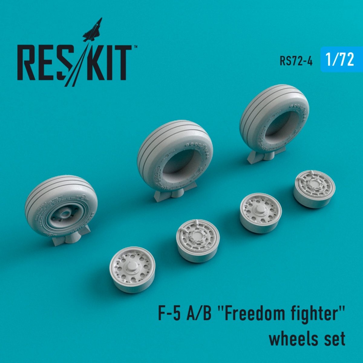 RESKIT RS72-0004 F-5 (A,B) « FREEDOM FIGHTER » JEU DE ROUES 1/72