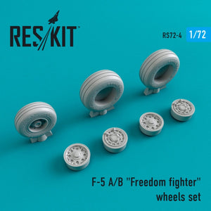 RESKIT RS72-0004 F-5 (A,B) « FREEDOM FIGHTER » JEU DE ROUES 1/72