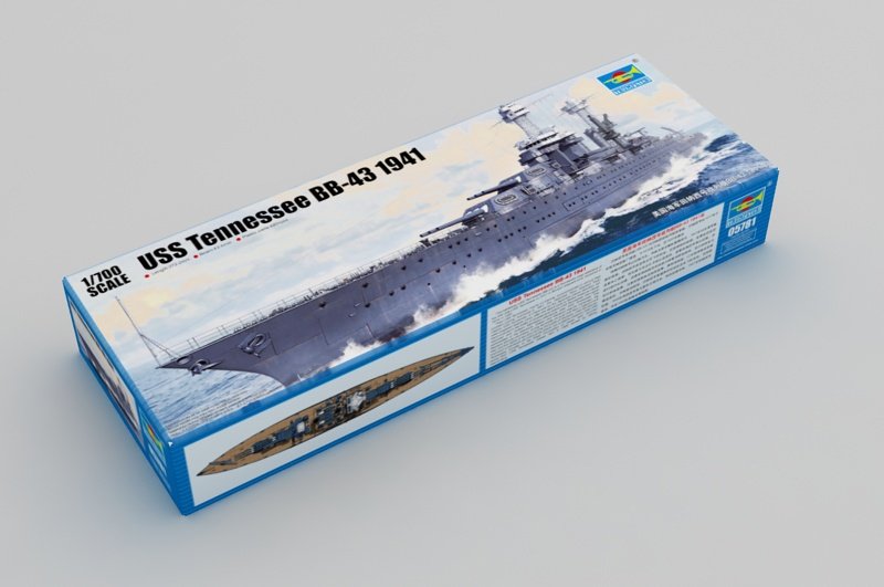 Trumpeter 05781 USS Tennessee BB-43 1941 1/700 – Bild 2