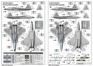 J&amp;#39;adore le kit 62801 F-22A Raptor au 1/48 – Bild 5