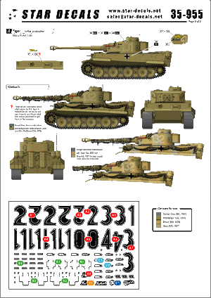 Star Decals 35-955 Afrika Tigers 2 1/35 – zdjęcie 2