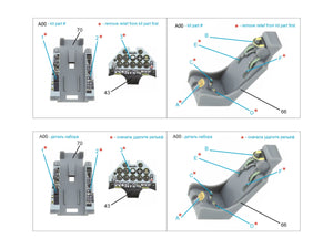 Intérieur imprimé en 3D et coloré sur papier décalcomanie Quinta Studio QD72194 A-4B (Fujimi/Hobby 2000) 1/72 – immagine 11