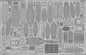 Eduard 53190 HMS Hood pt. 4 radeaux de sauvetage TRUMPETER 1/200 – imagen 2