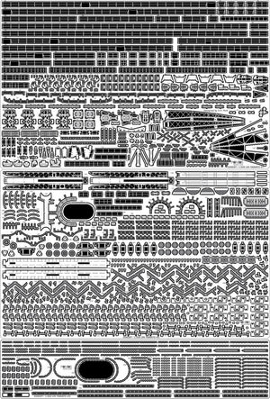 Pontos 35003F1 Kit de détails pour le Yamato IJN (1/350) – Bild 5