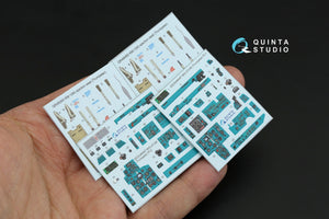 Intérieur coloré imprimé en 3D sur papier décalcomanie Quinta Studio QD48447 MiG-21UM (Trumpeter) 1/48  – immagine 2