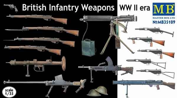 Master Box 35109 Armes d&amp;#39;infanterie britannique (1939-1945) (1/35)