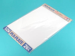 Plaque de pla Tamiya 70124, épaisseur 1,0 mm, 364 x 257 mm, lot de 2