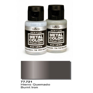 Vallejo 77721 Couleur Métal - Fer Brûlé 32 ml