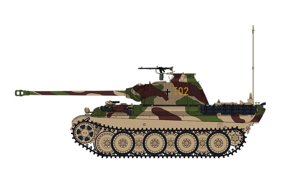 Maquette Meng TS-052 Char moyen allemand Sd.Kfz. 171 Panther Ausf.G Early/Ausf.G avec blindage antiaérien 1/35  – imagen 14