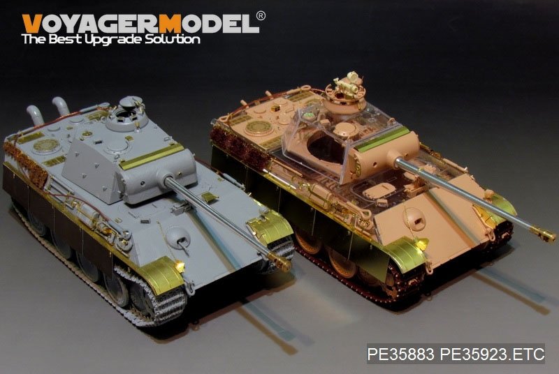 Maquette Voyager PE35923 Panther G allemand de la Seconde Guerre mondiale, version de base pour RMF 5016 au 1/35 – image 20