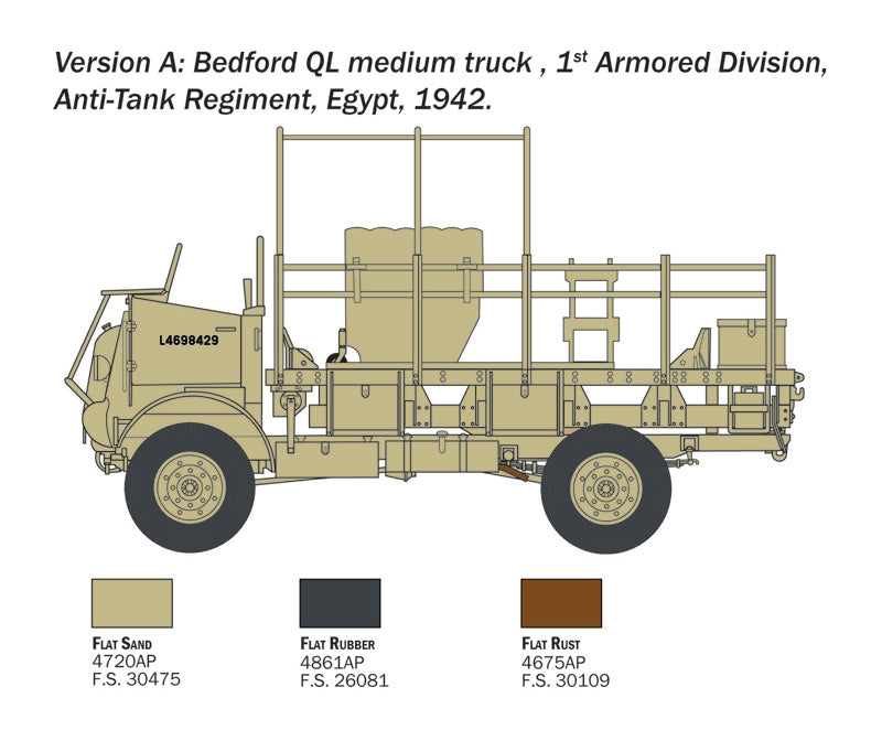 Italeri 0241 Camion Bedford QL moyen 1/35 – Bild 5