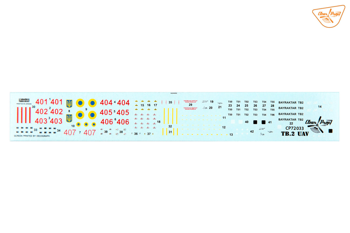 Clear Prop! CP72033 TB.2 UAV Ukrainian Air Force 1/72 – Bild 14