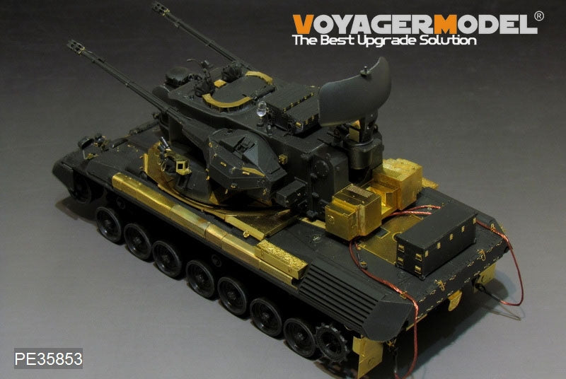 Maquette Voyager PE35853 Gepard A2 SPAAG allemand moderne de base pour MENG TS-030 1/35 – imagen 3