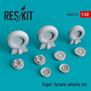 RESKIT RS48-0313 SUPER TUCANO ENSEMBLE DE ROUES 1/48