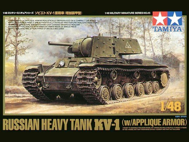 Tamiya 32545 KV-1B avec blindage appliqué (1/48) 