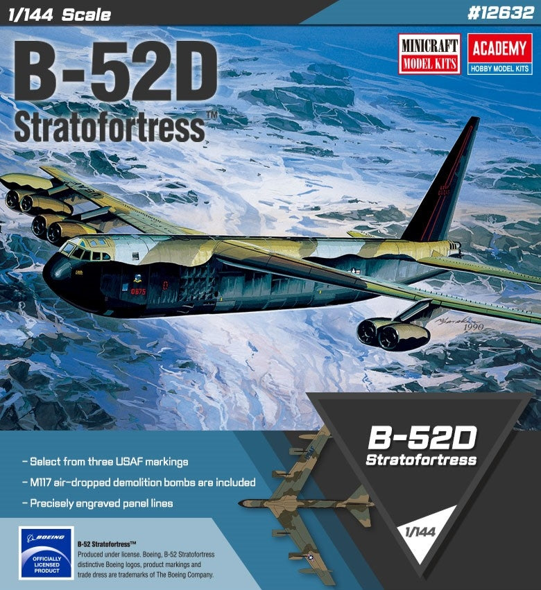 Maquette Academy 12632 USAF B-52D Stratofortress au 1/144