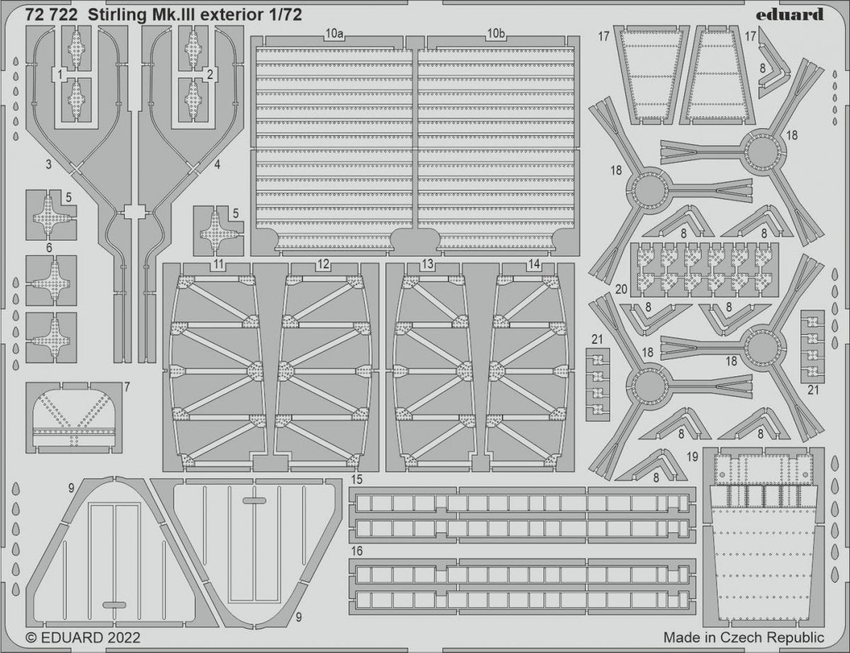 Eduard BIG72172 Stirling Mk. III ADVANCED ITALERI 1/72 – Bild 5