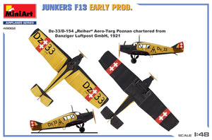 MiniArt 48002 JUNKERS F13. PREMIÈRE PRODUCTION 1/48 – immagine 23