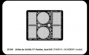Aber 25004 PzKpfw V Ausf.A/D grilles (1/25)  – Bild 4