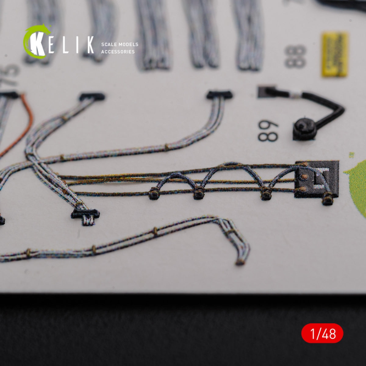 Décalcomanies 3D pour l&amp;#39;intérieur du compartiment cargo du CH-46E (KELIK K48091) pour la maquette Academy au 1/48 – image 13