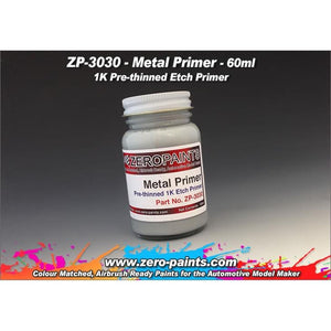Apprêt pour métaux Zero Paints ZP-3030 60 ml