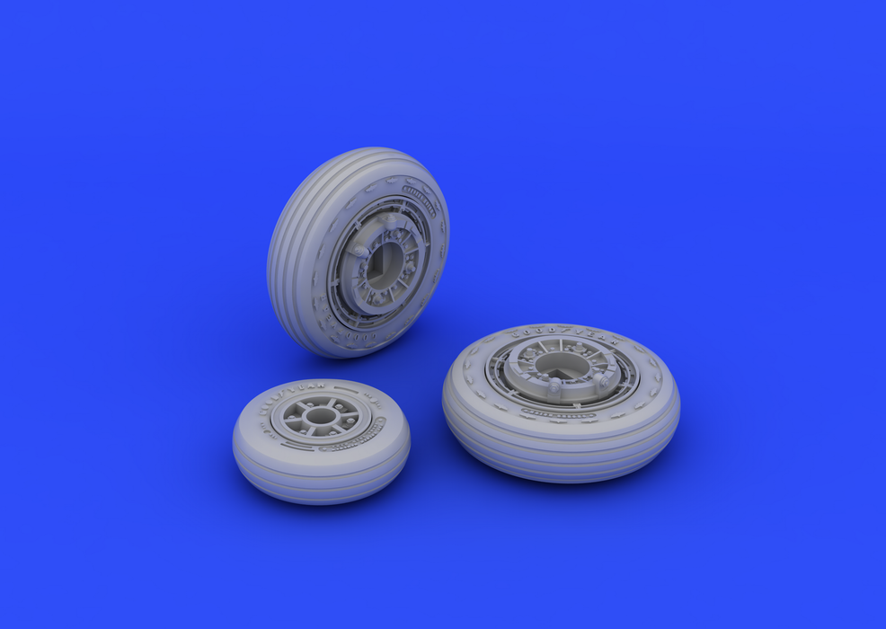 Roues de train d&amp;#39;atterrissage Eduard 648176 F-104, échelle 1/48 (Hasegawa) – image 3