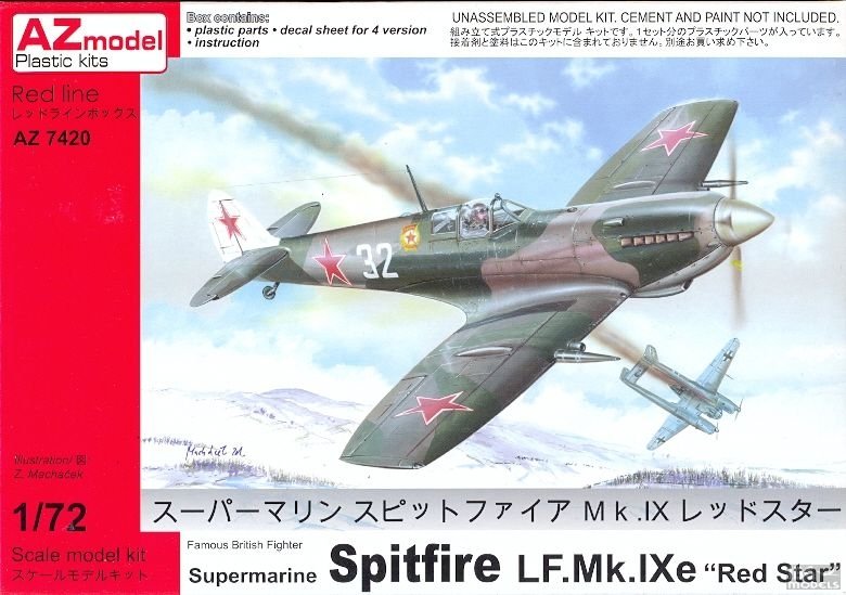 Maquette Az Model AZ7420 Supermarine Spitfire LF.Mk.IXe (1/72)
