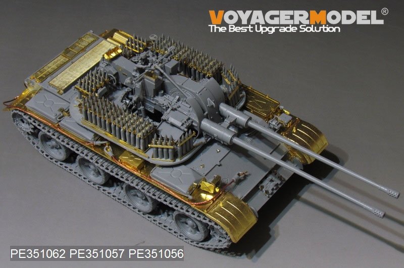 Kit d&amp;#39;amélioration intérieure de tourelle SPAAG soviétique ZSU-57-2 (Voyager Model PE351062) pour Takom 1/35 – image 2