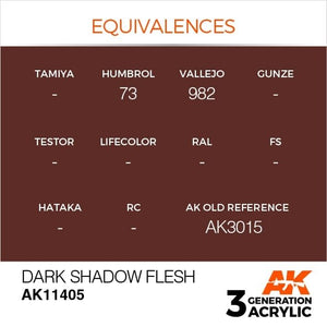 AK Interactive AK11405 Dark Shadow Flesh 17 ml – imagen 3