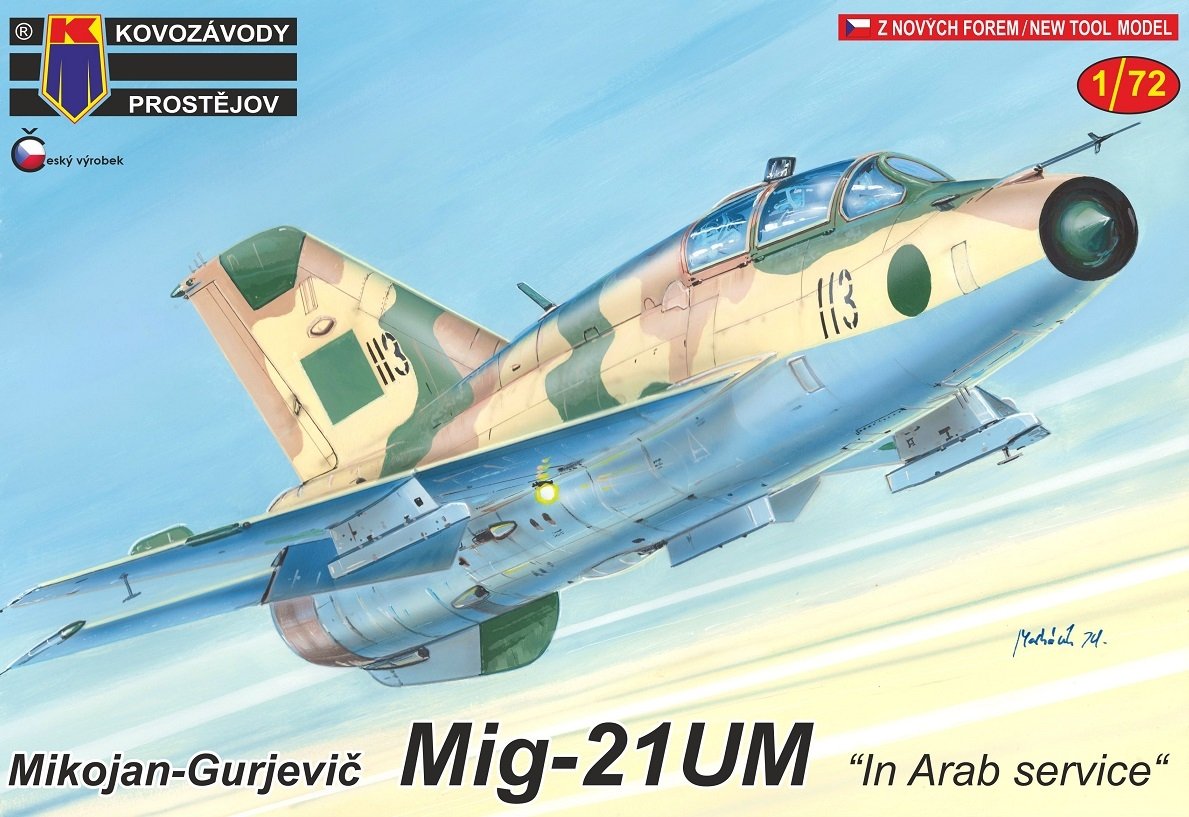 Kovozavody Prostejov KPM0202 MiG-21UM en service arabe 1/72