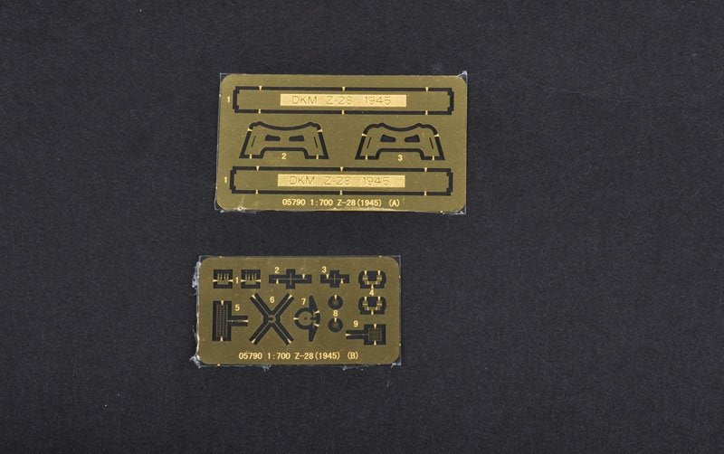 Trumpeter 05790 Zerstorer allemand Z-28 (1945) 1/700 – immagine 9